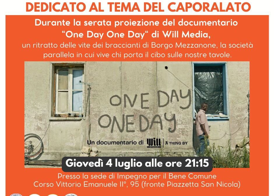 Una serata con il gruppo giovani di ibc per ricordare Satnam Singh: proiezione del documentario “one day one day”